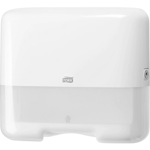 Dozownik Tork Singlefold/C-fold mini do ręczników w składce ZZ biały